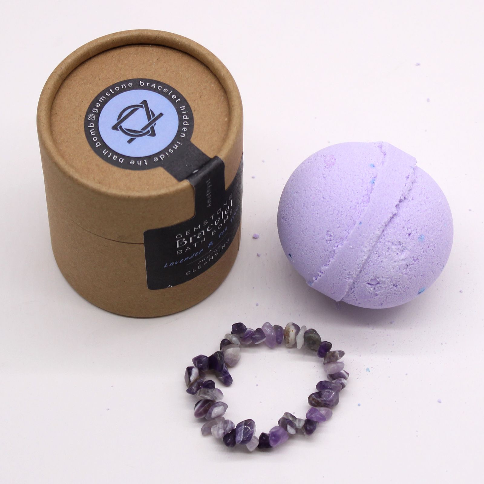 Amethyst Gem Bracelet Bath Bomb - Image 6