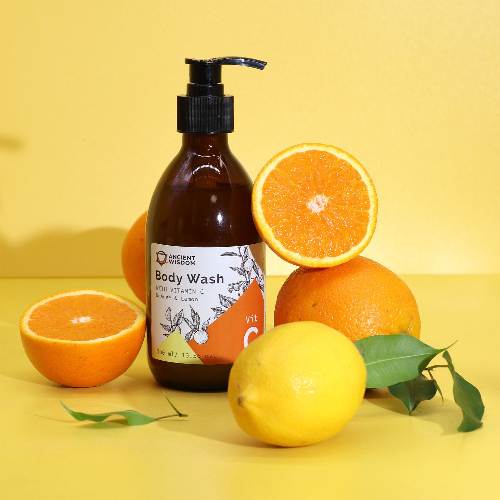 Aromatherapy Body Wash with Vitamin C – Orange & Lemon - Image 2