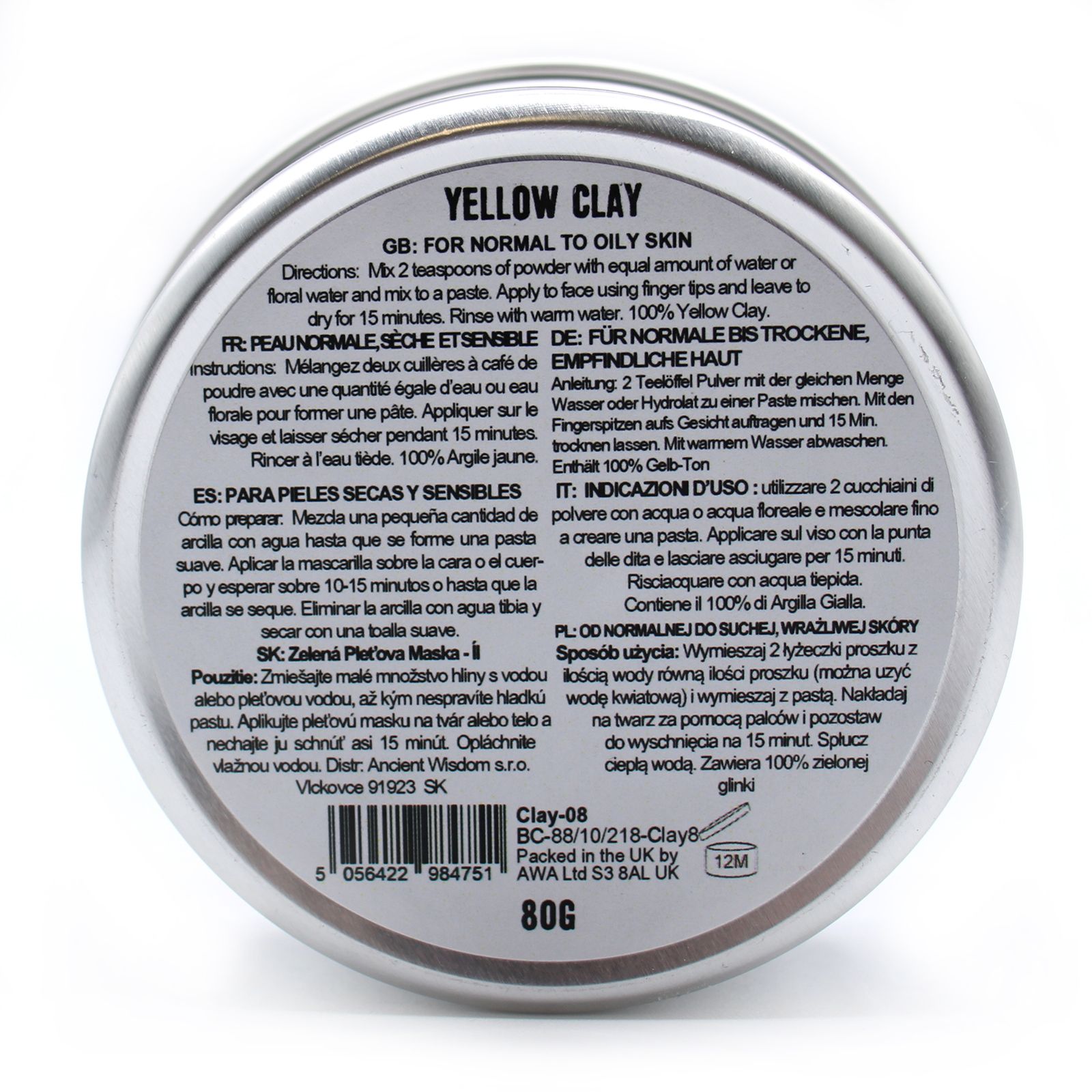 Yellow Clay 80g - Image 3