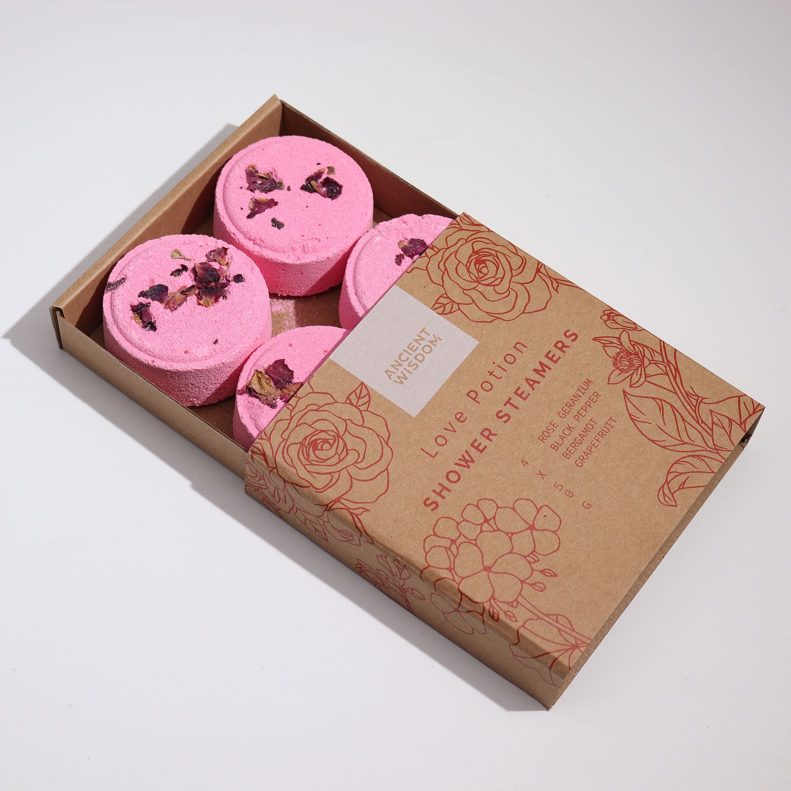 Zen Shower Steamers - Therapy Wellness Gift Set - Love Potion - Image 3