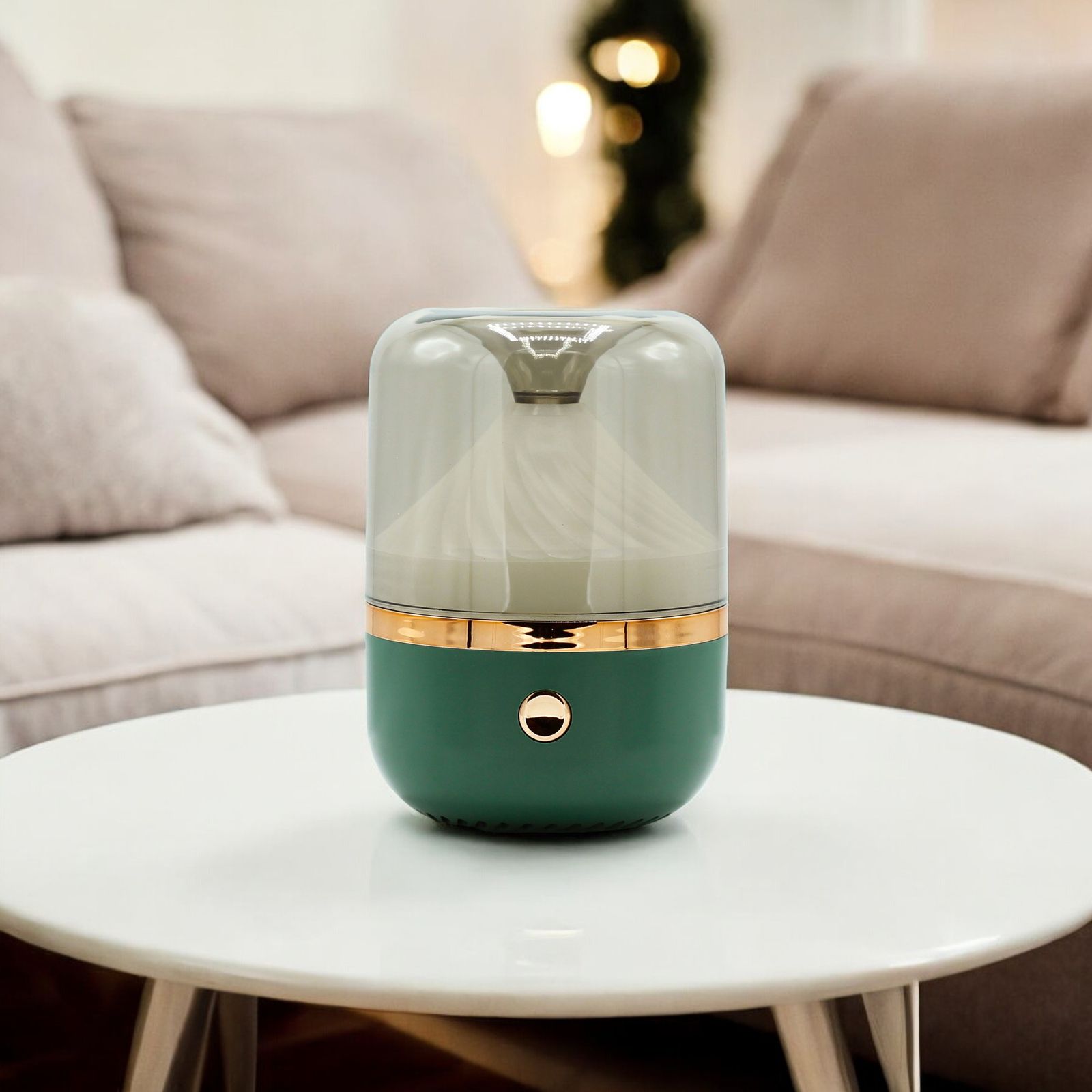 Urban Aroma Diffuser Green & Bronze - USB - Colour Change - Image 3