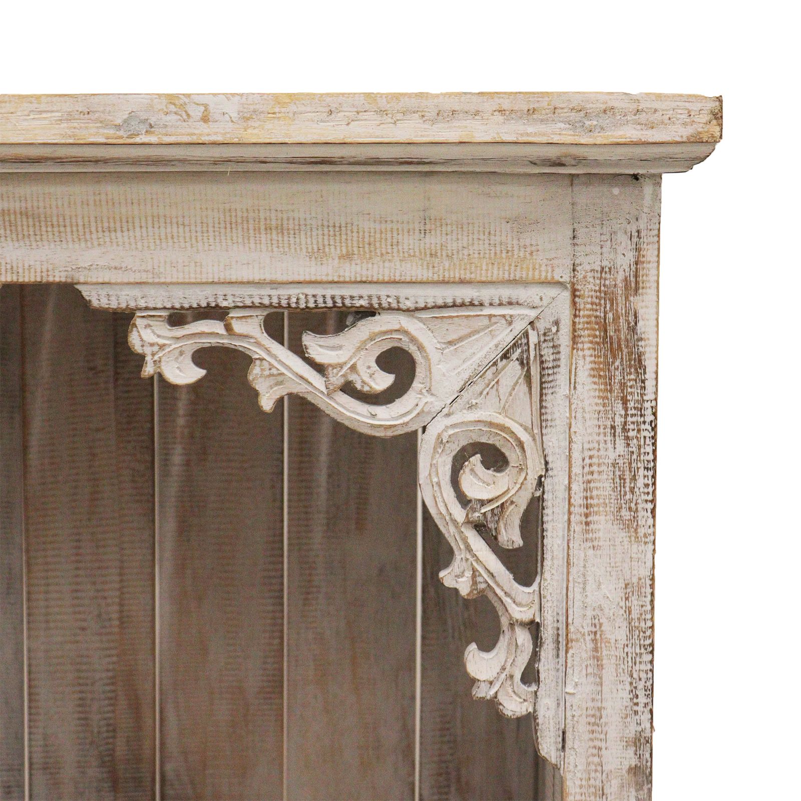 Albasia Bathroom Cabinet - Whitewash - Image 3