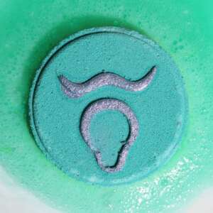 Set of Zodiac Bath Fizzers with Horoscope - Taurus