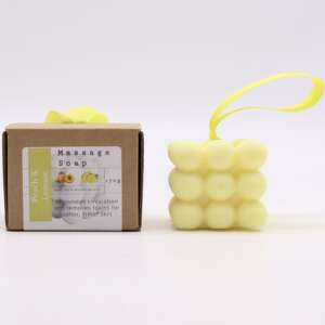 Boxed Single Massage Soaps - Peach & Lemon