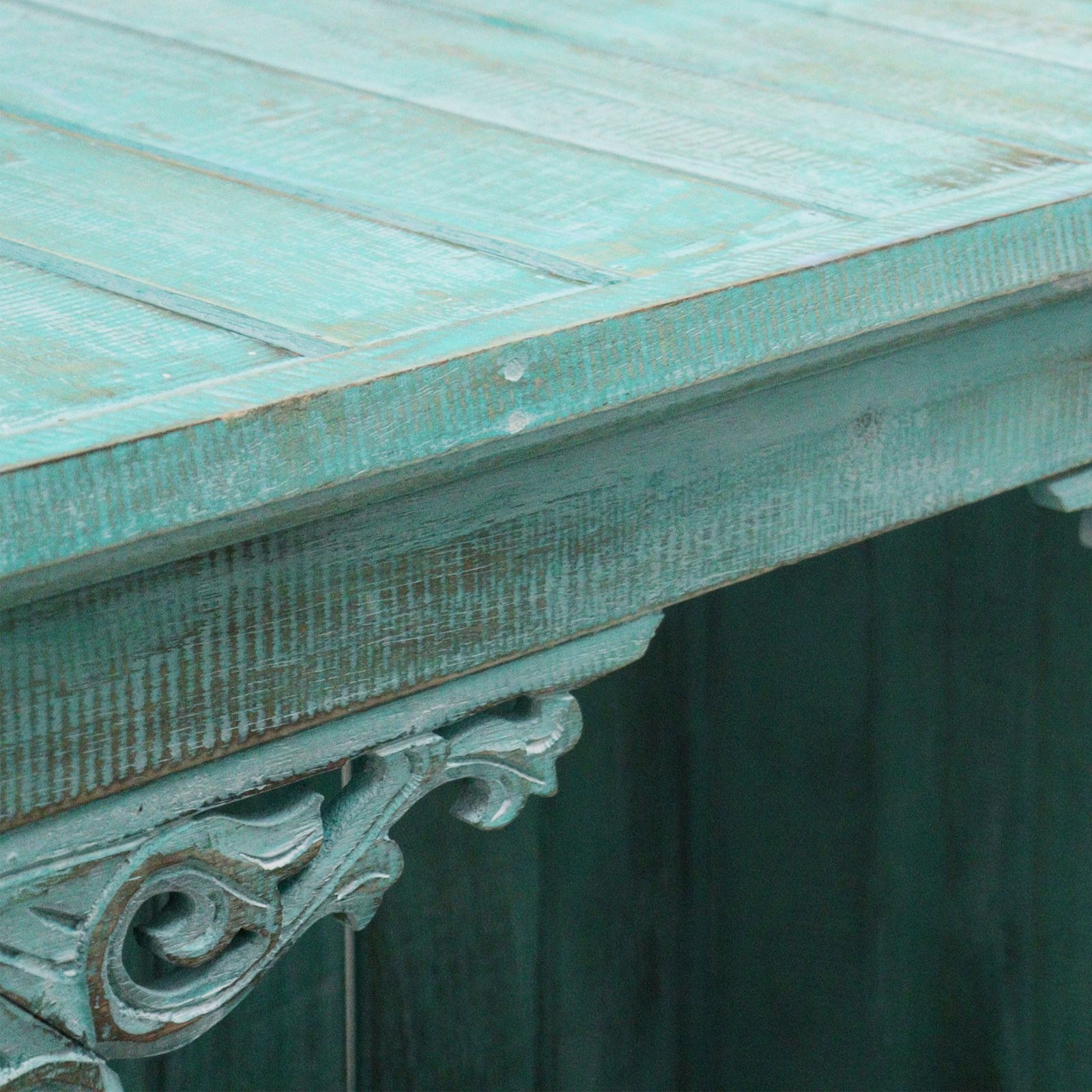 Albasia Bathroom Cabinet - Turquoise wash - Image 3