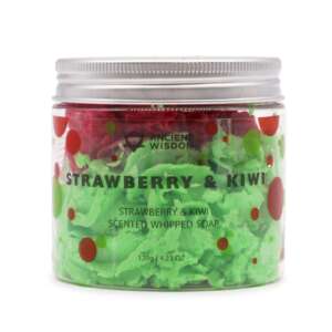 Strawberry & Kiwi Whipped Soap 120g