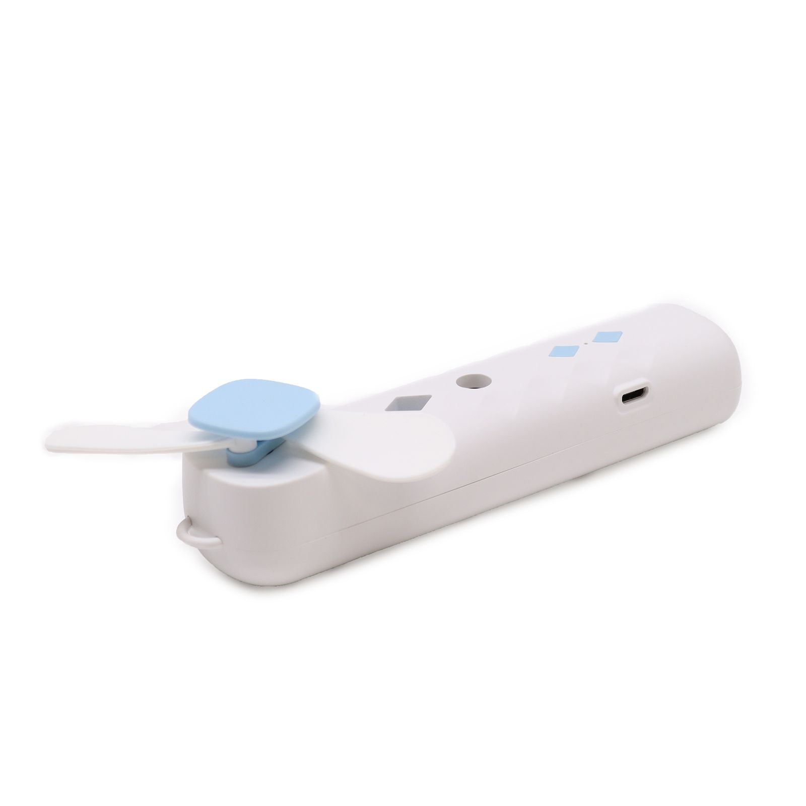 White Nano Mist Face Fan & Spray - USB chargable - Image 5