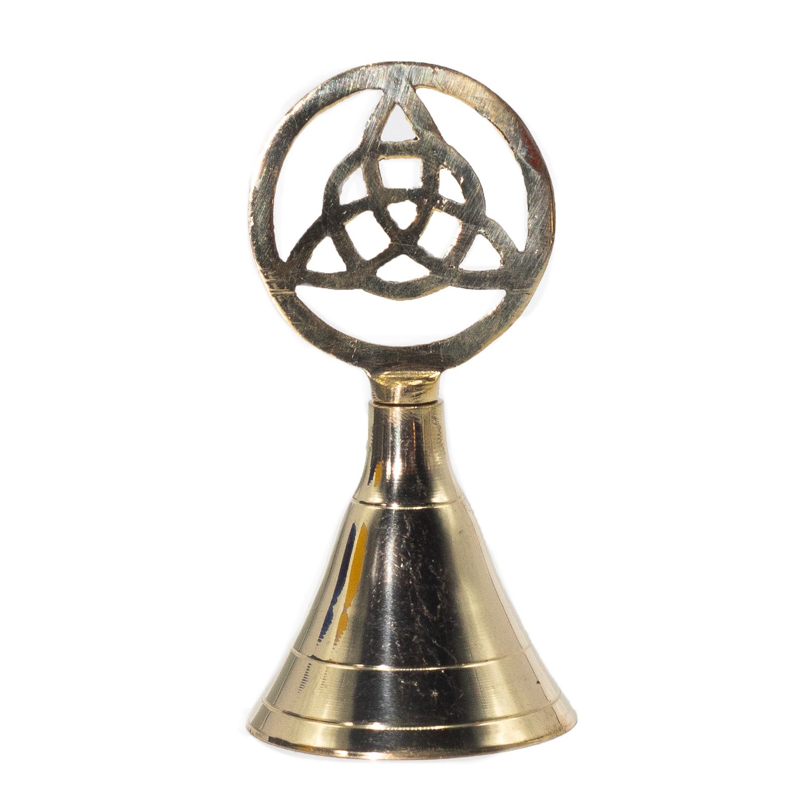 Altar Brass Bell - Triquetra