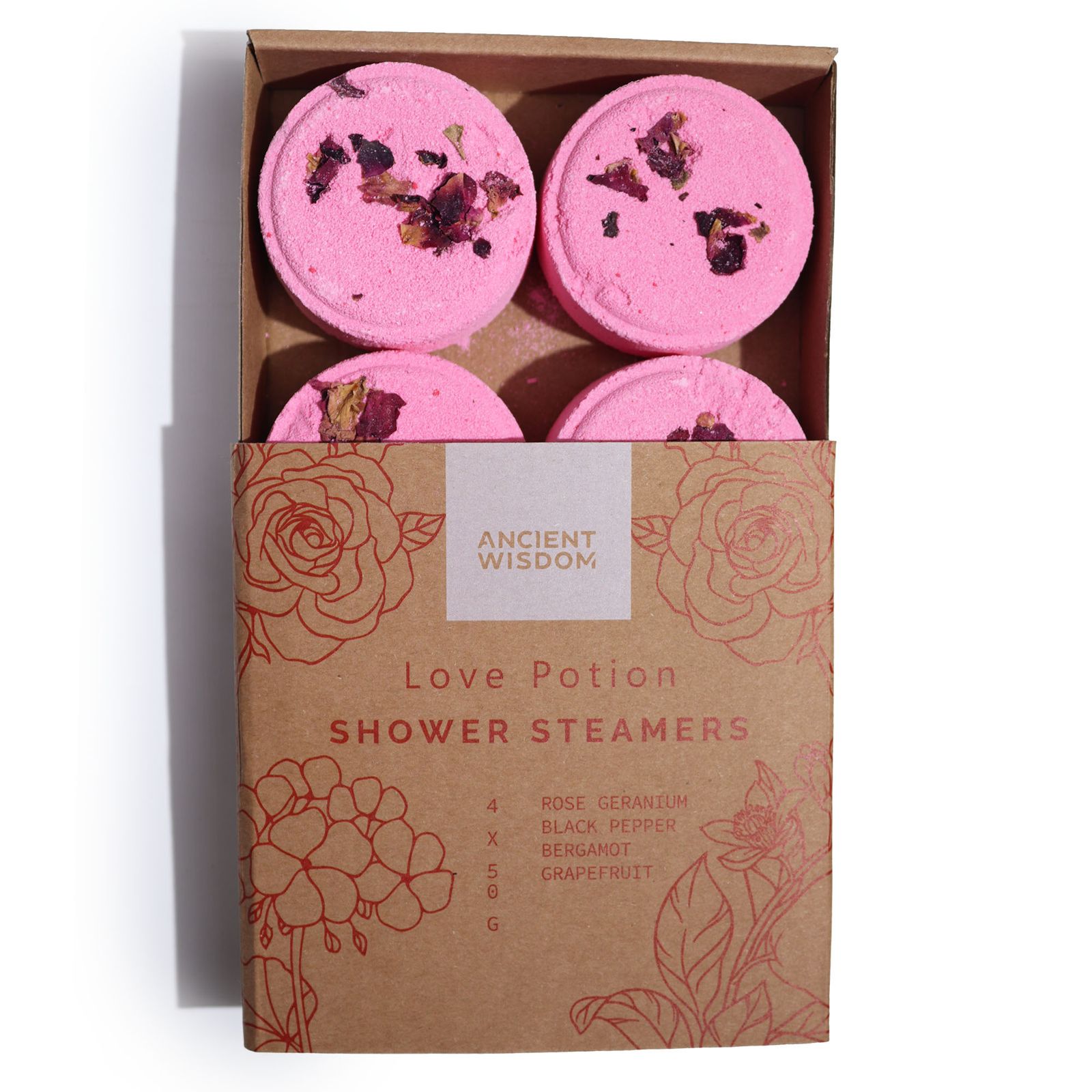 Zen Shower Steamers - Therapy Wellness Gift Set - Love Potion - Image 4